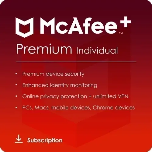 McAfee+ Premium Individual - 3 Year / Unlimited Devices - USA